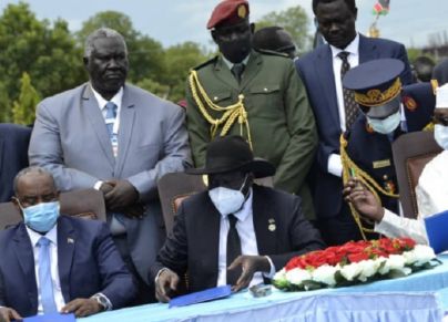 التوقيع على اتفاق سلام السودان